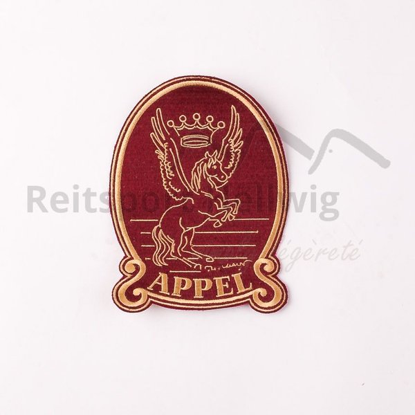Besticktes Patch Logo APPEL*/ Embroidered patch logo APPEL*